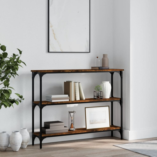 VidaXL Brąz 100 x 22.5 x 75 cm Materiał drewnopochodny