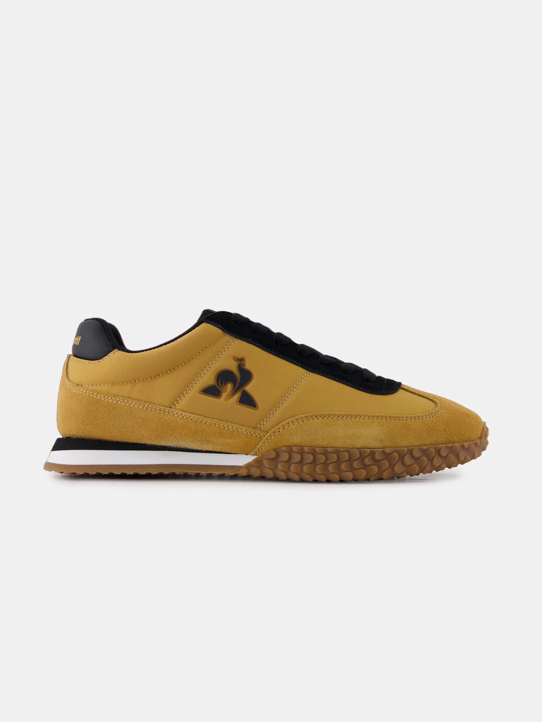 Basket retro-running en textile et suede Veloce