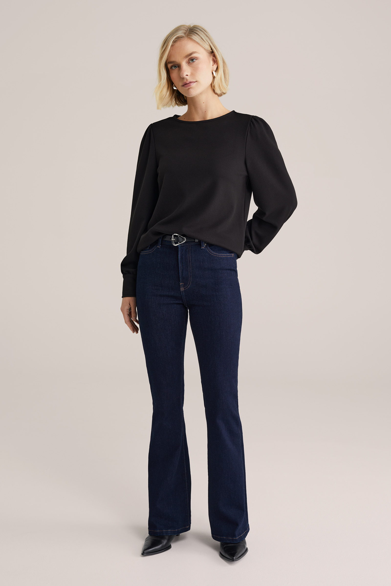 Dames sweater met structuur