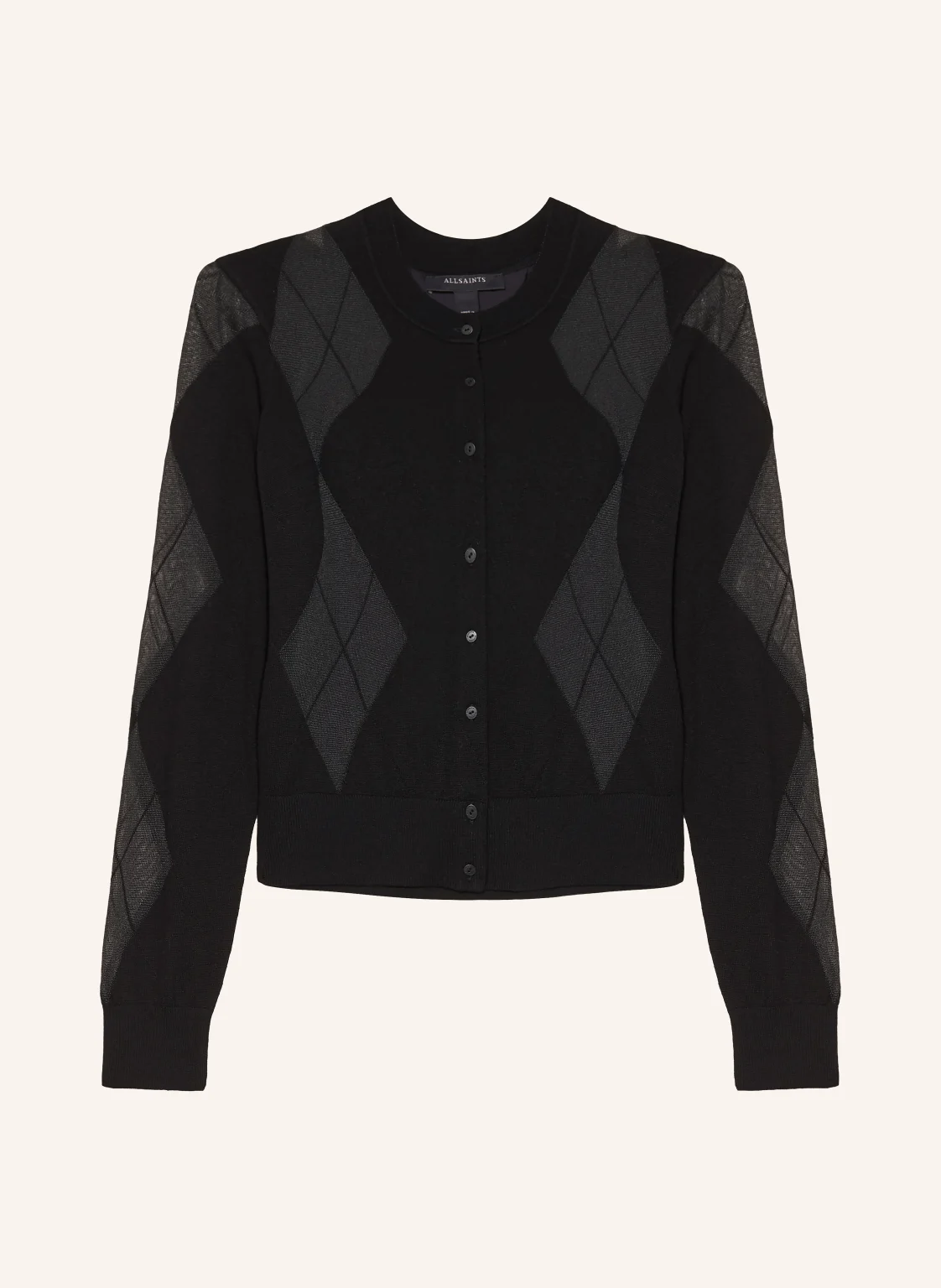 ALLSAINTS Strickjacke BERN im Materialmix