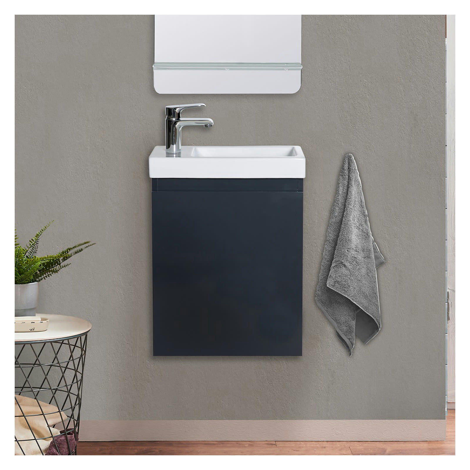 LISA - Meuble lave-mains  Gris