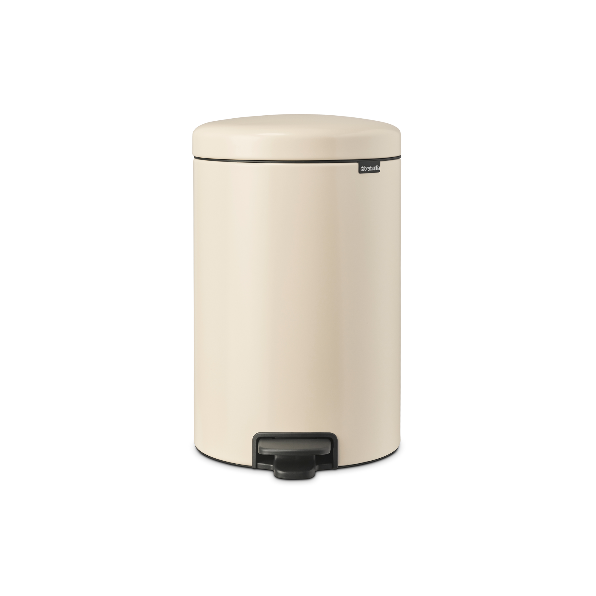 Brabantia NewIcon Pedaalemmer, 20 liter, kunststof binnenemmer - Soft Beige