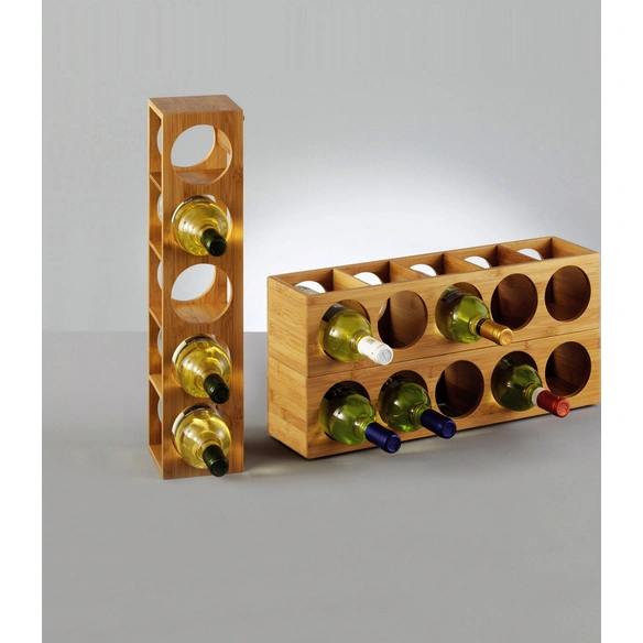 Weinregal, Holz, natur