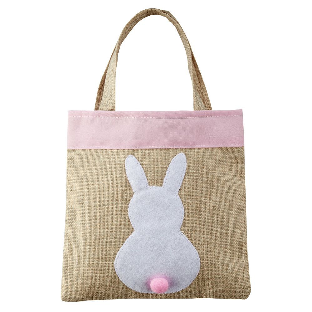 Sac en lin design lapin de Pâques (2 modèles)