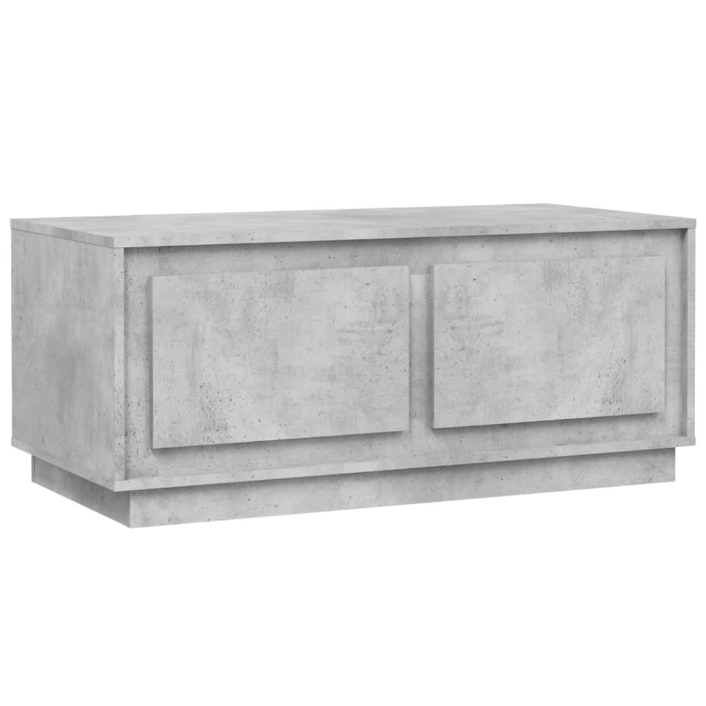 Stolik Kawowy Ława Stół Szary 102x50x44 Drzwiczki Do Salonu Do Pokoju