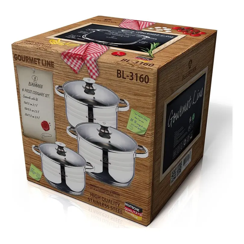 Kochtopf 6-teilig Gourmet Line
