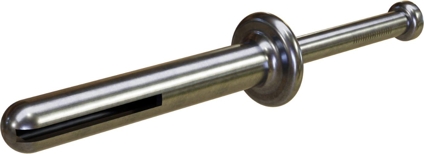 Kołek rozporowy metalowy do wbijania KSMM koszulka: ø5,7x40mm STALCO KSMM - 6X40