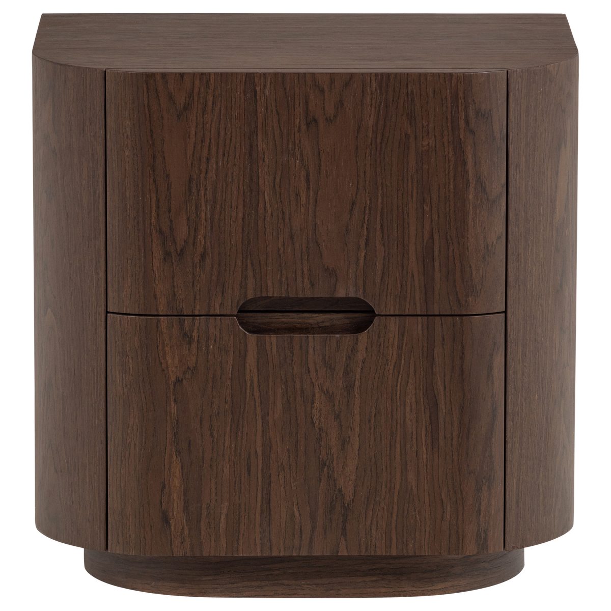 WOOOD ladekast/ nachtkastje 2 lades Arvi - Hout - Fineer Bruin - 56x55x41