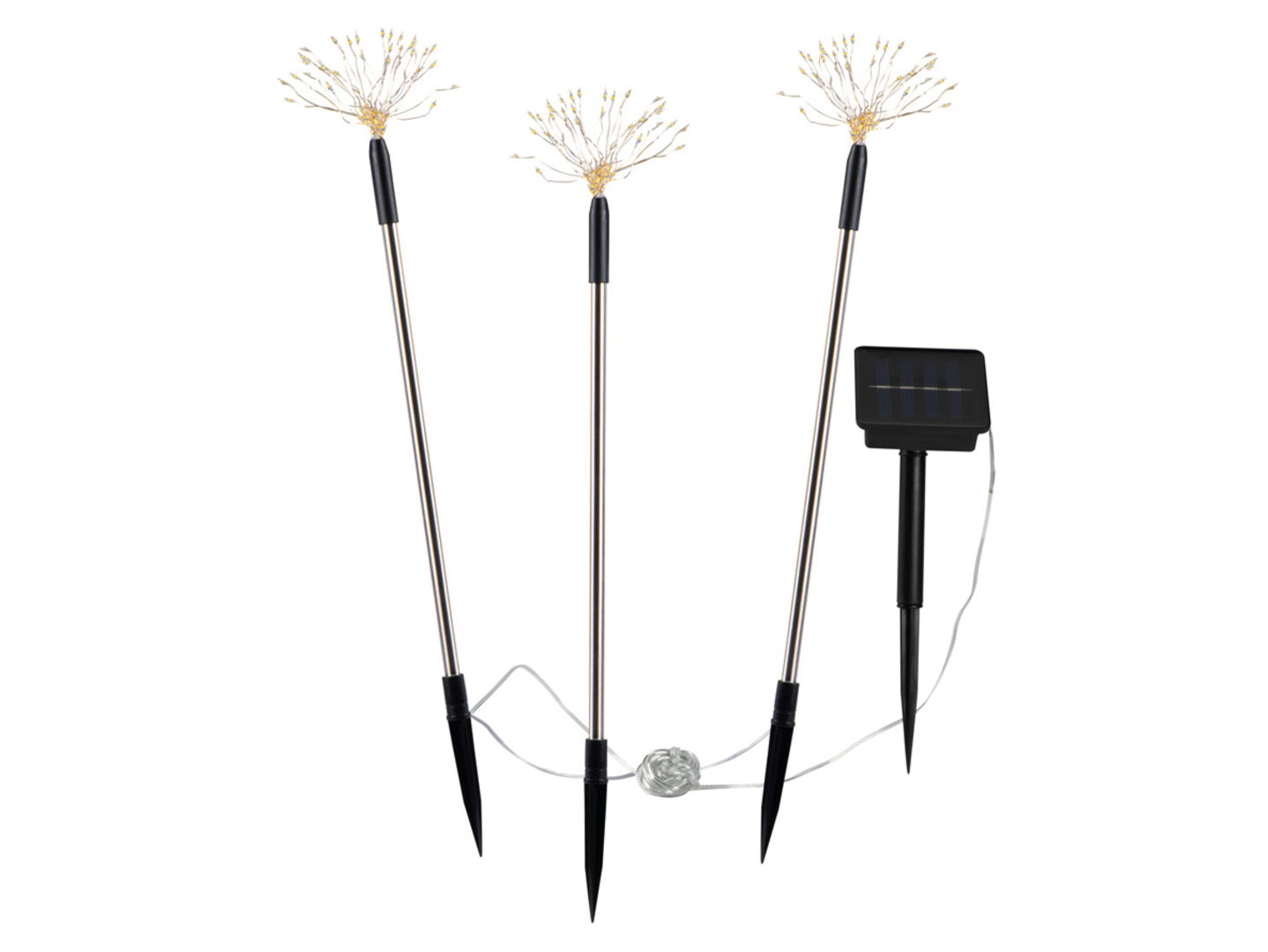 Lampa gruntowa solarna Stick LED czarna