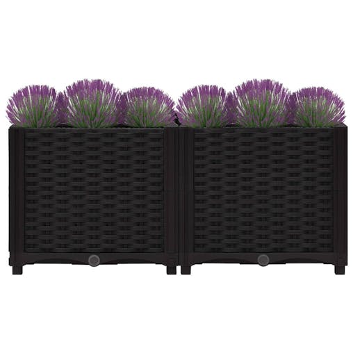 NNEVL Raised Bed 80x40x38 cm Polypropylene