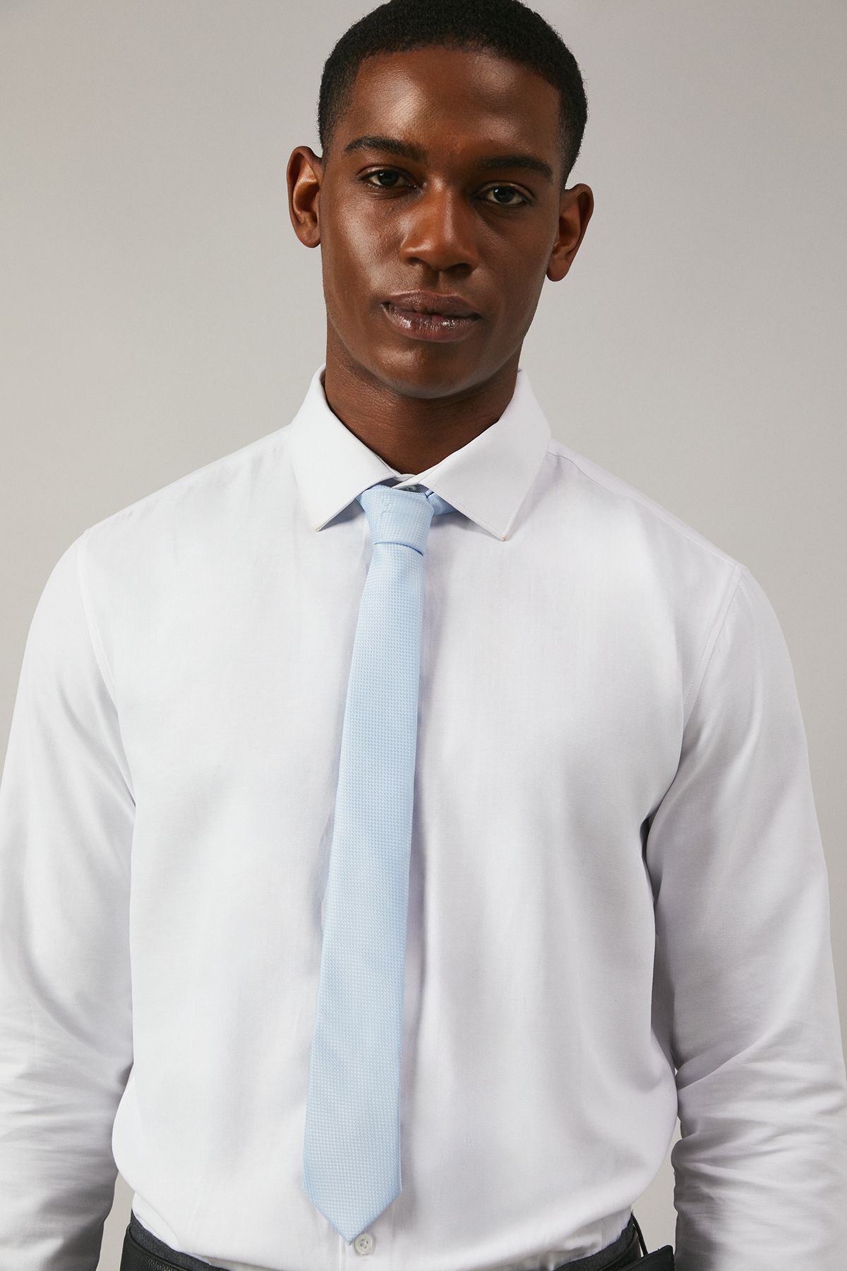 Burton Dusty Blue Textured Tie