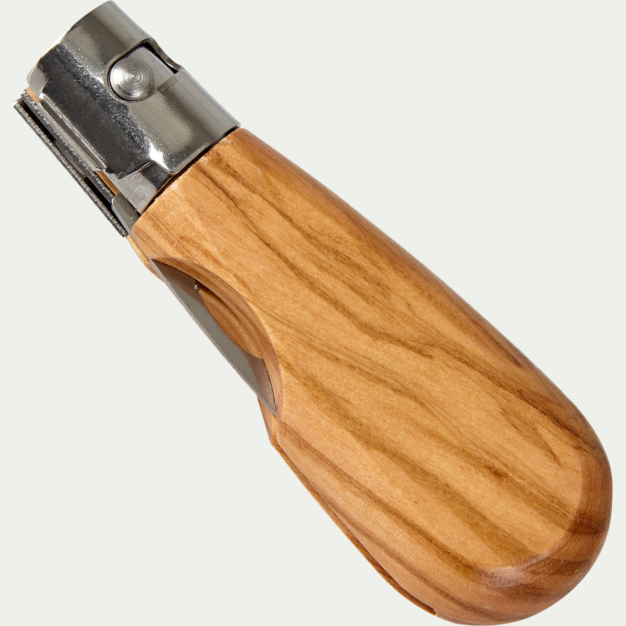 OLIVIA - Couteau à huître pliable en bois d'olivier