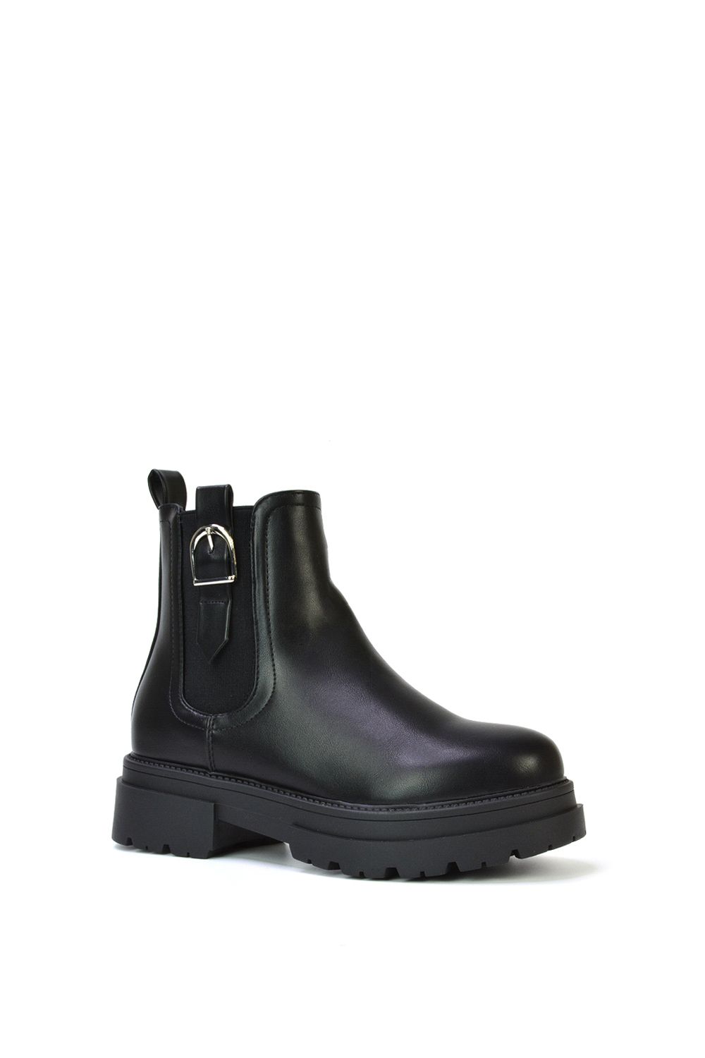 XY London Shannon' Chunky Flat Chelsea Boots