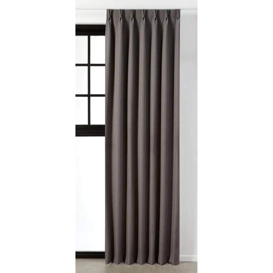 Kwantum Vouwgordijnen | Gordijnen | Gordijn Mila  Grijs