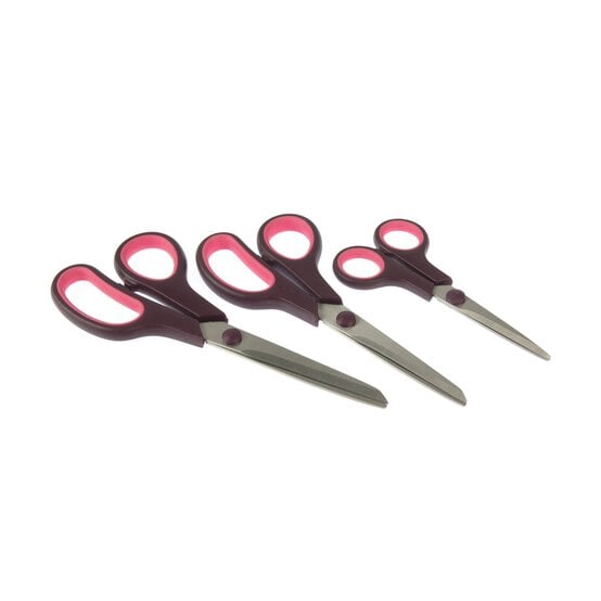 Soft Grip Scissors 3 Pack