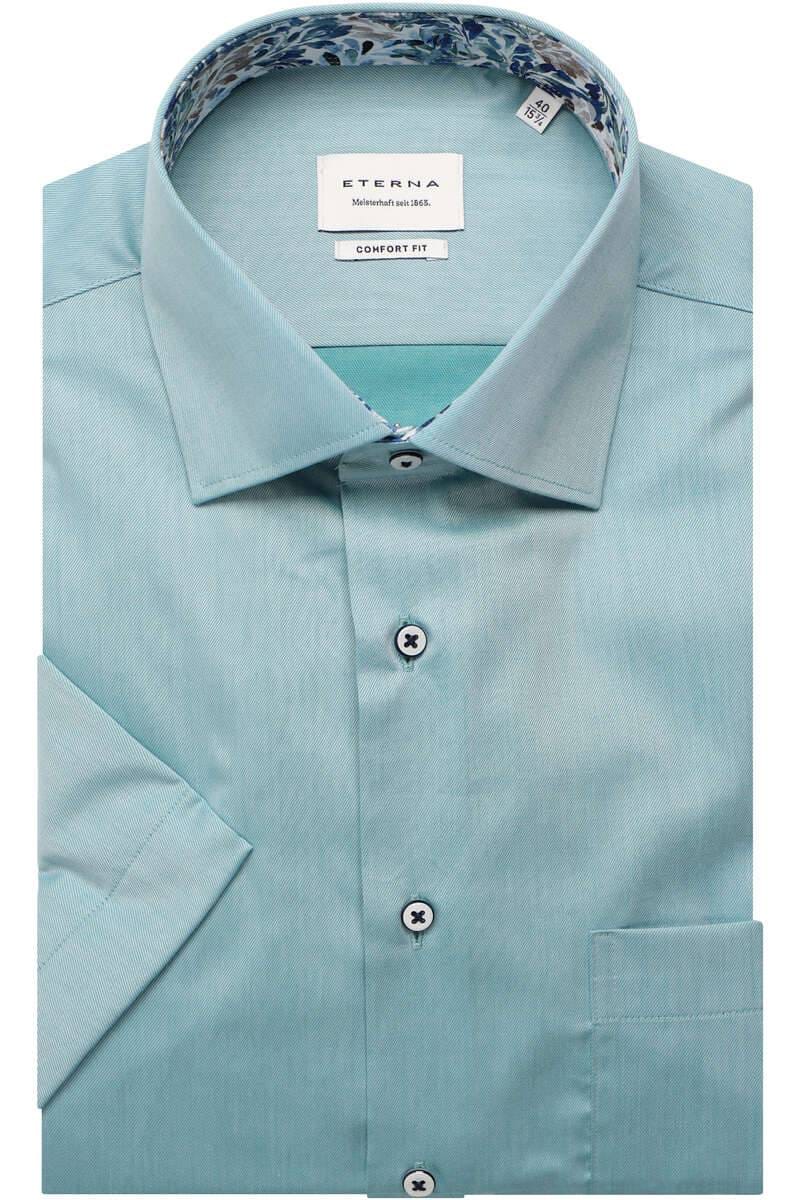 ETERNA Comfort Fit Hemd grün, Einfarbig