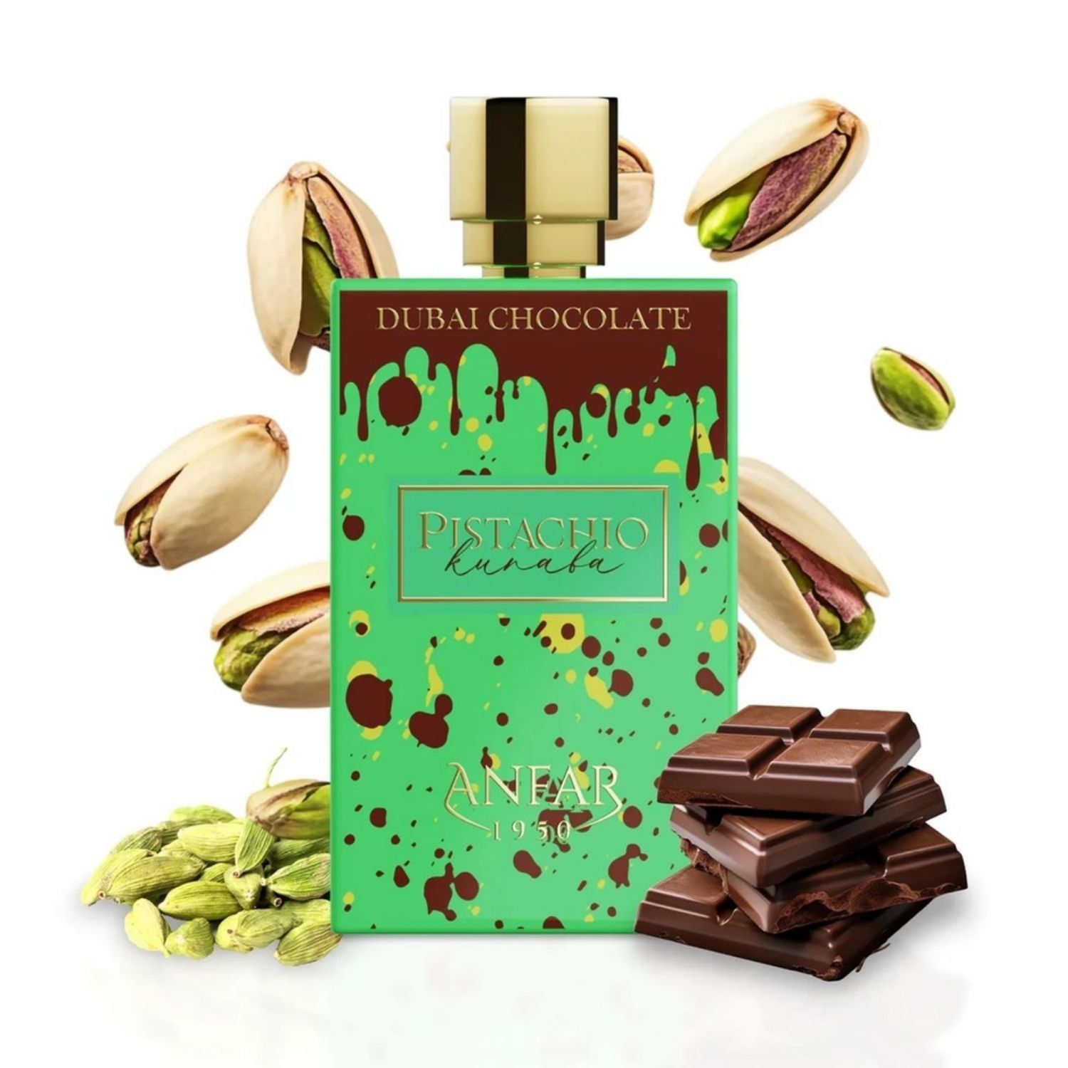 Anfar Pistachio Kunafa Dubai Chocolate 80ml Extrait De Parfum Unisex