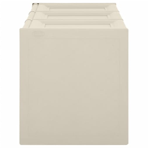 NNEVL Cushion Box Cream 125x40x42 cm 130 L