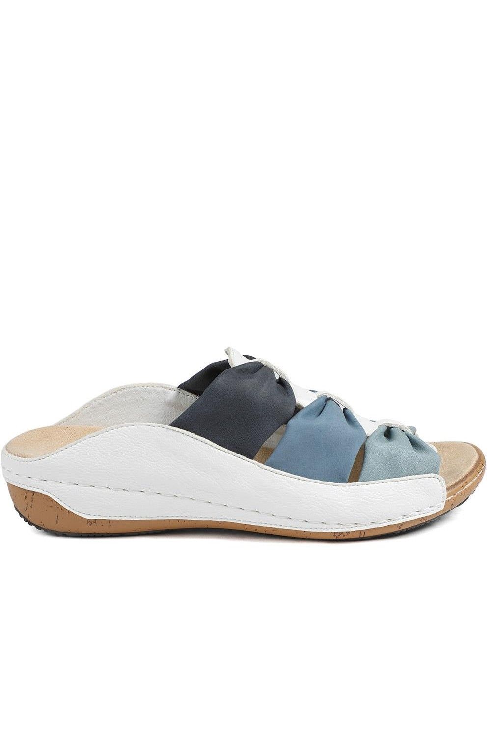 Pavers Flexible Triple Bow Cushioned Sandals