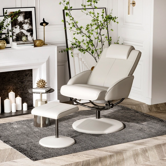 Relaxsessel, 360 Grad drehbar, LxBxH: 78x71x101 cm, grau