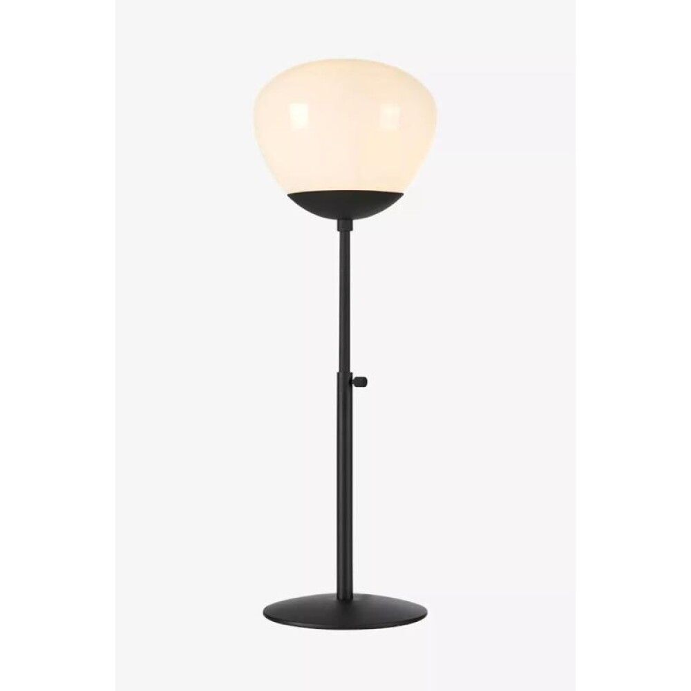 BORDLAMPE MARKSLÖJD RISE SVART/HVIT E27