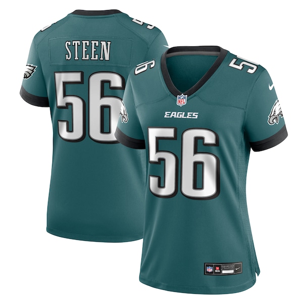 Tyler Steen Philadelphia Eagles Nike Women's Team Game Jersey - Midnight Green