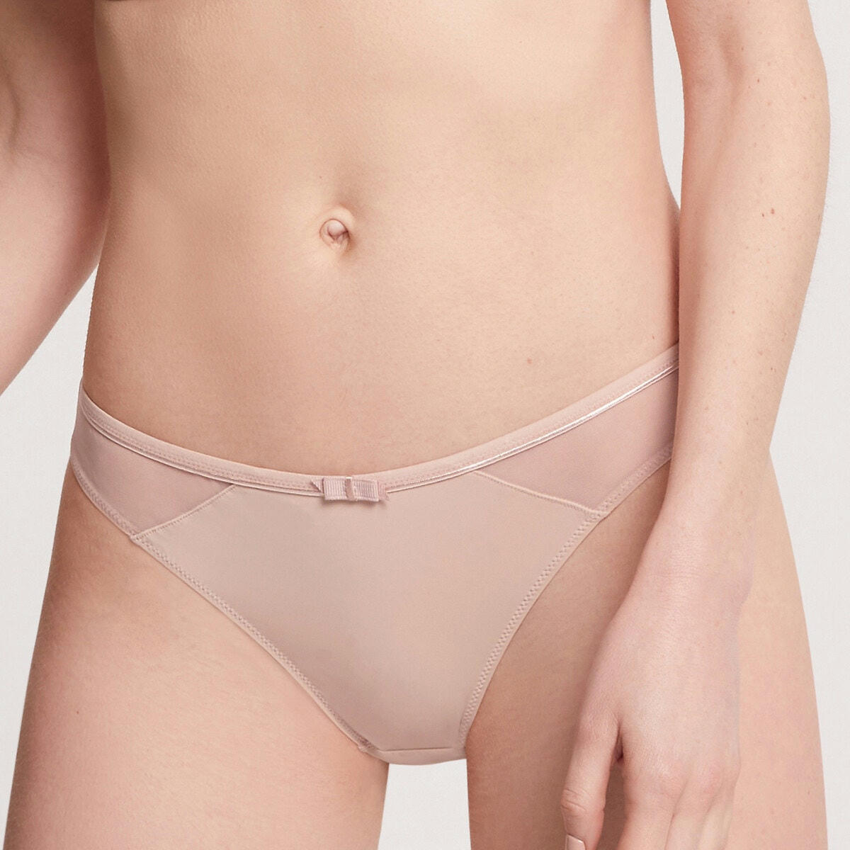 Slip microfibre et dentelle, Pure