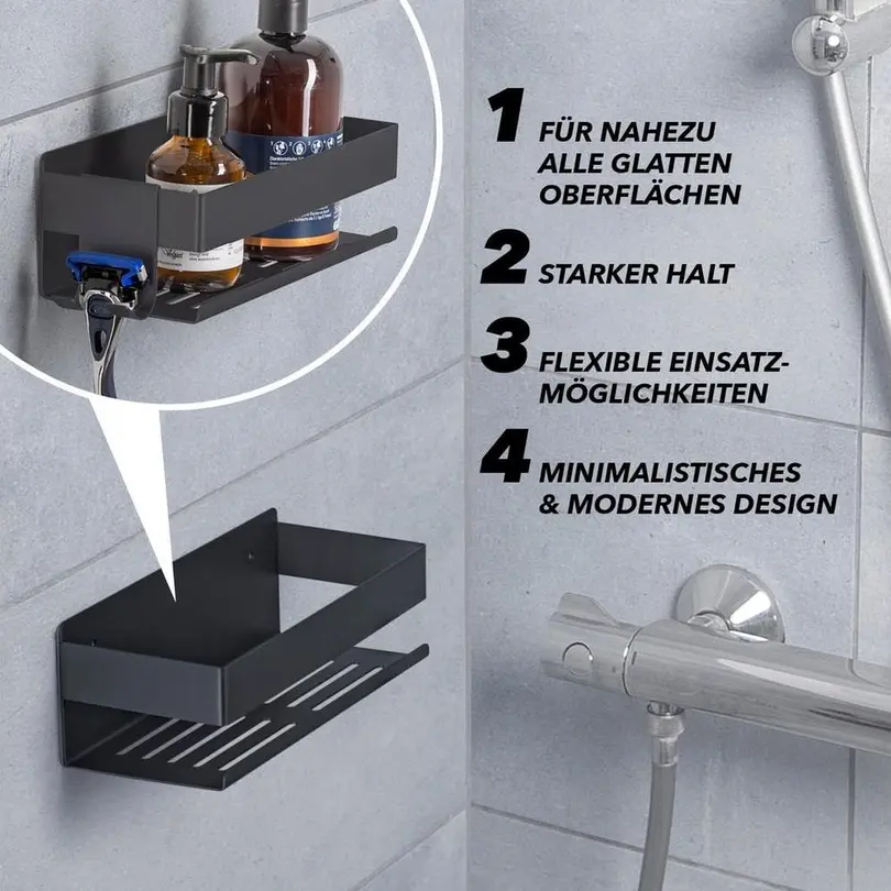 Duschablage Einzel-Duschorganizer