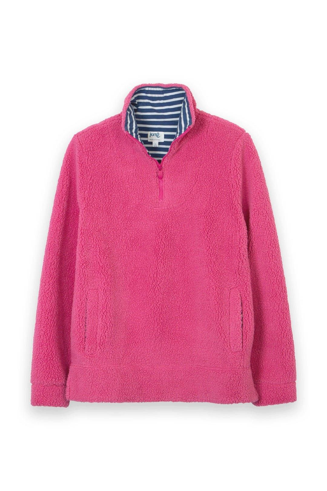 Kite Purbeck 1/4 Zip Teddy Fleece Blush