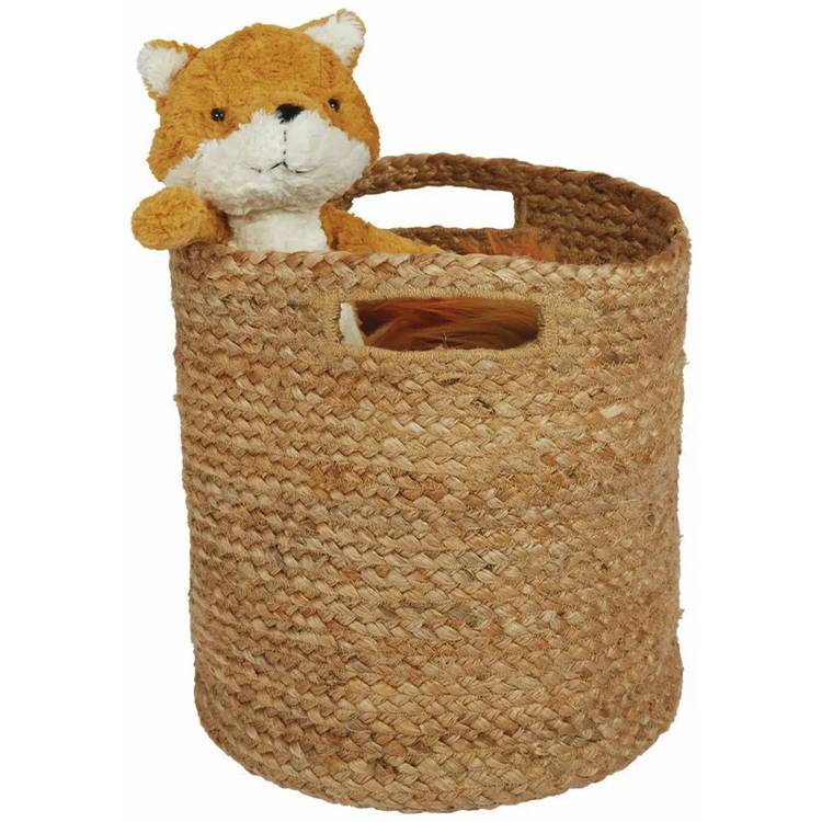 Great Little Trading Company Jute Storage Basket - Natural