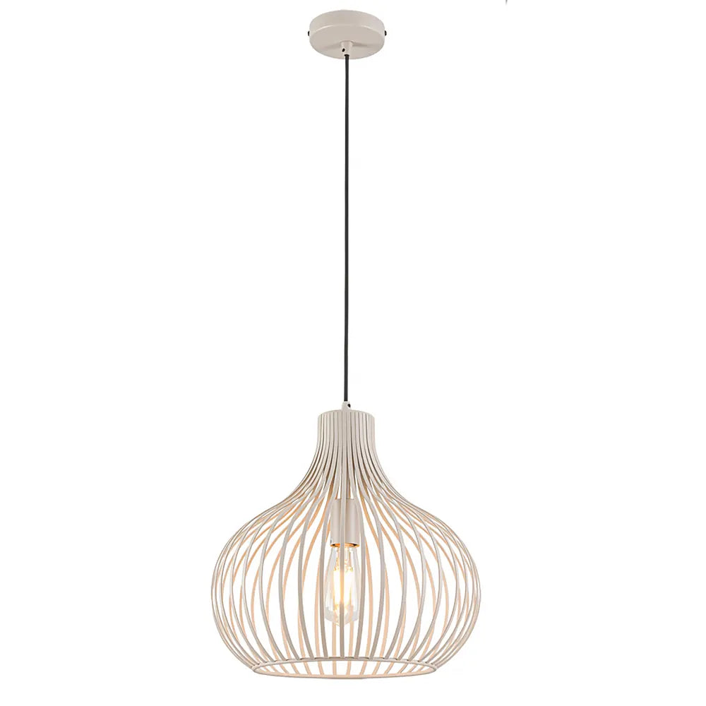 Freelight hanglamp Aglio - 1 lichts - 38 x 150  cm - creme