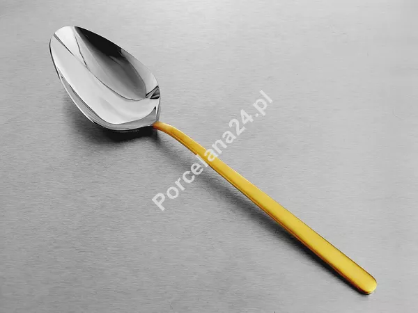 Komplet sztućców 65 cz. na 12 osób Hisar - Bahama Gold Satin (4.0/3.0mm) matowe złoto
