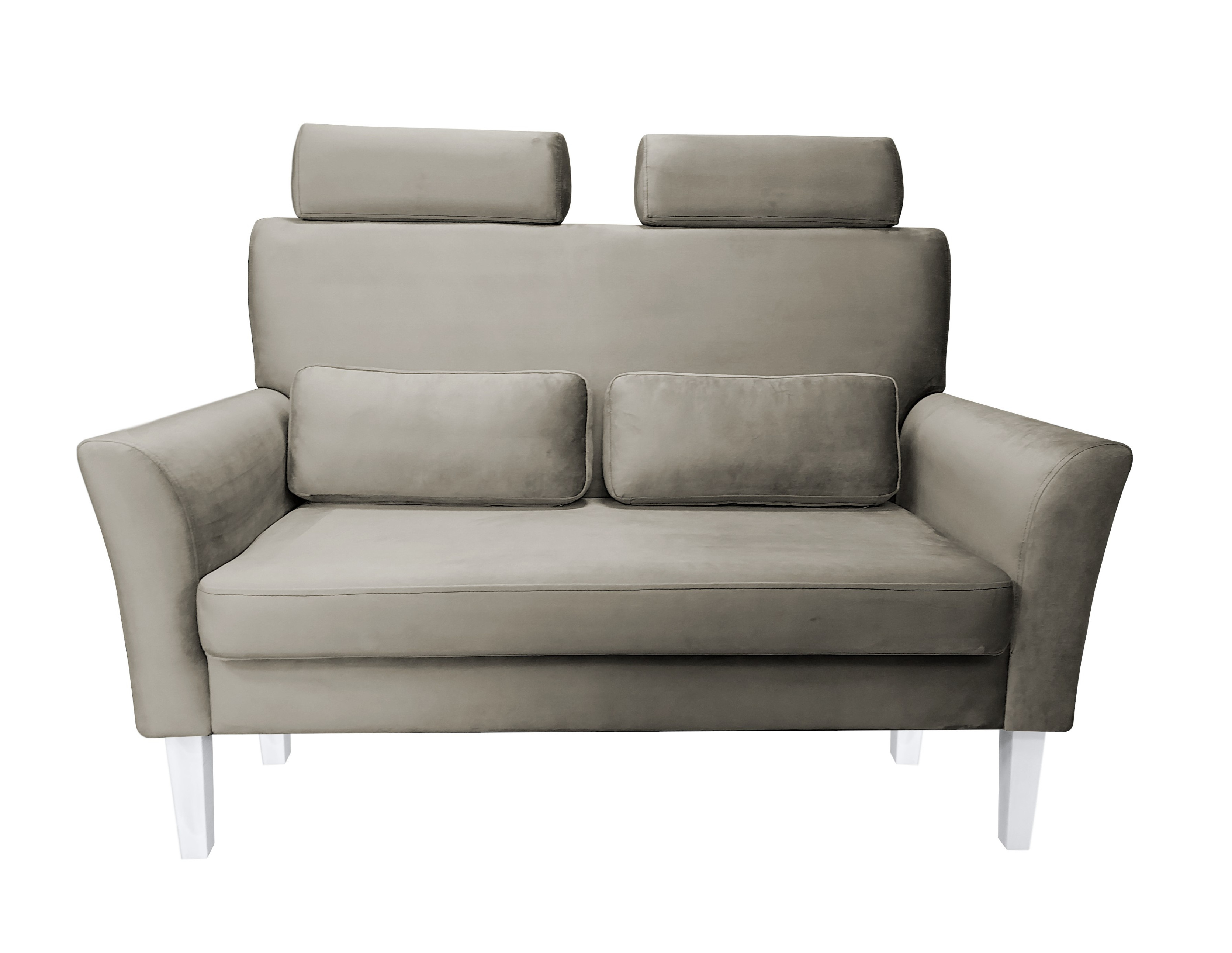 Sofa DENVER tkanina Welur noga drewniana
