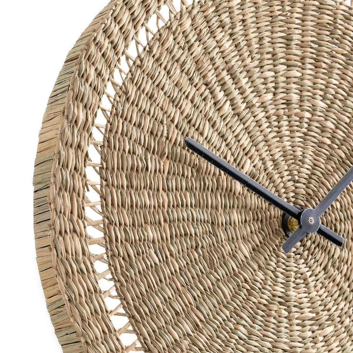 Horloge ronde en herbier Ø40 cm, Jutlo