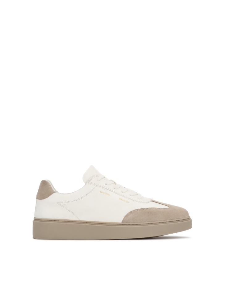 Men's suede and leather sneakers