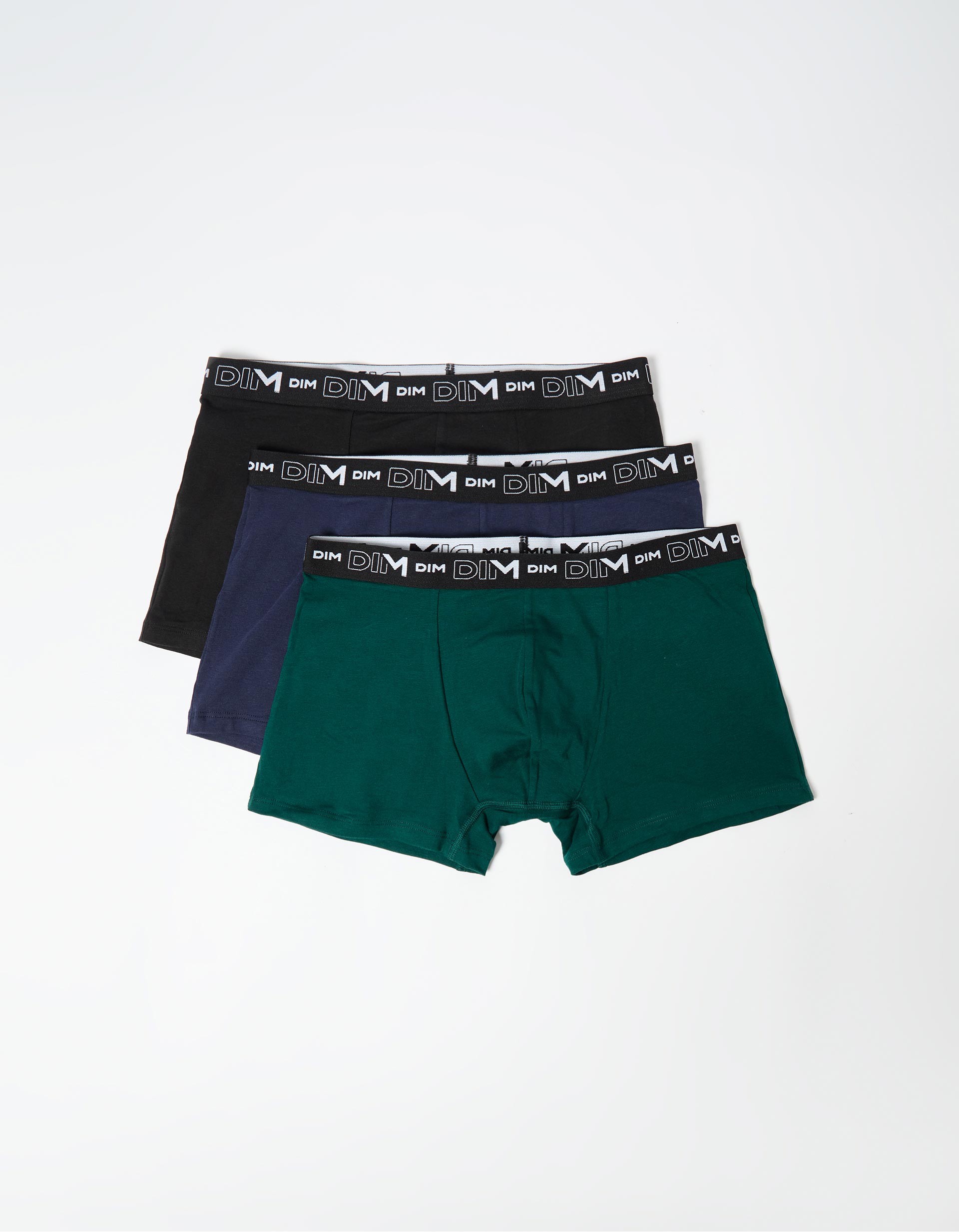 Pack 3 Boxers 'DIM', Homem, Verde