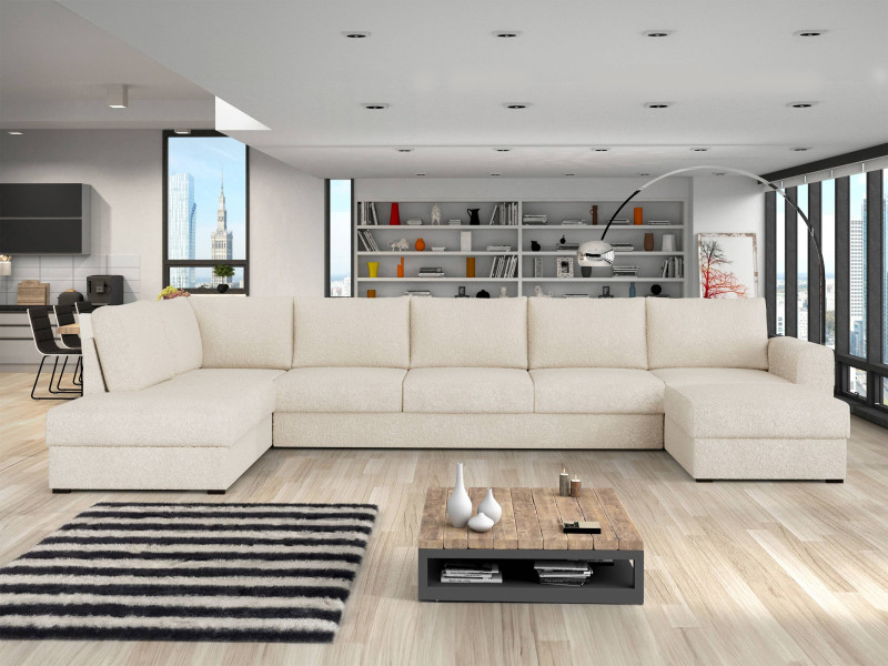 Narożnik z funkcją spania Wilma Large Premium, Strona: Lewa