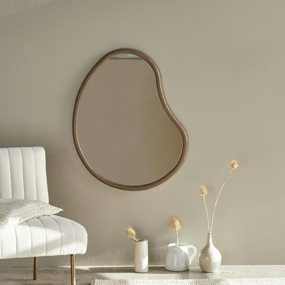 DIM - Miroir en mindi 85x65 cm