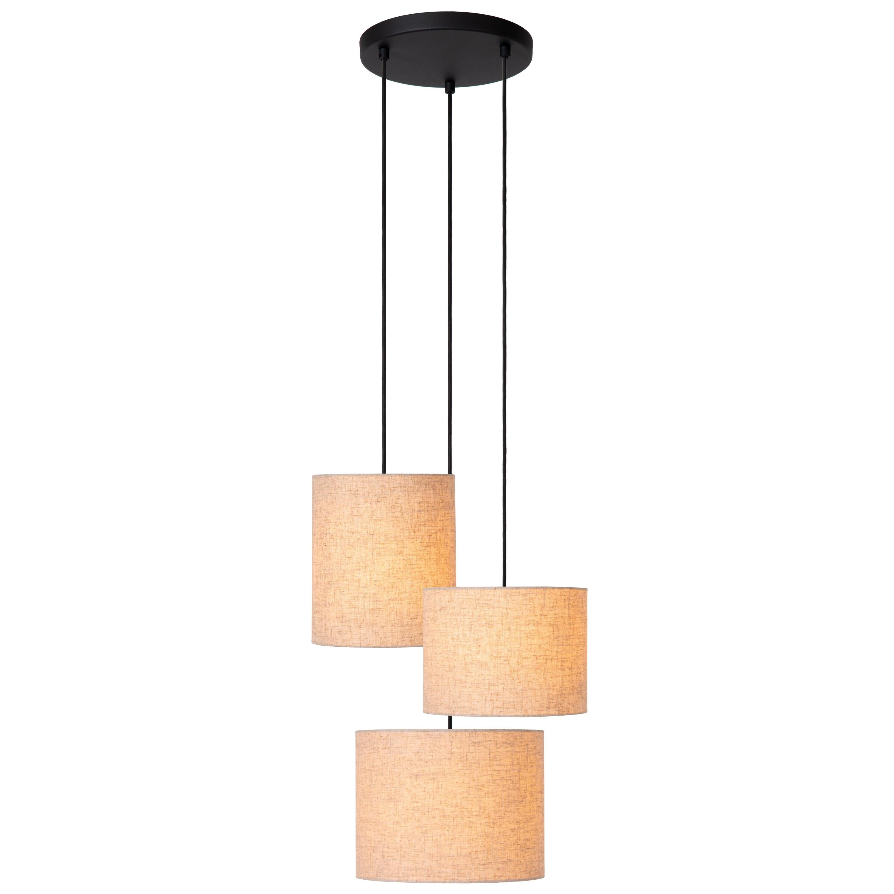 Maya cluster 3 hanglamp rond beige