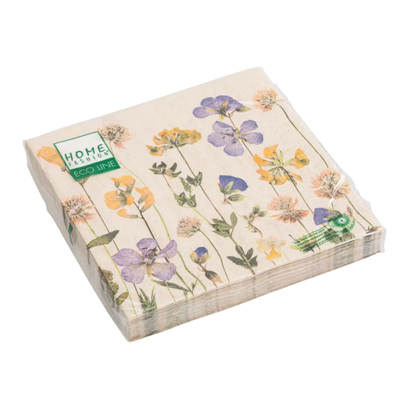 Papierserviette Pressed Flowers