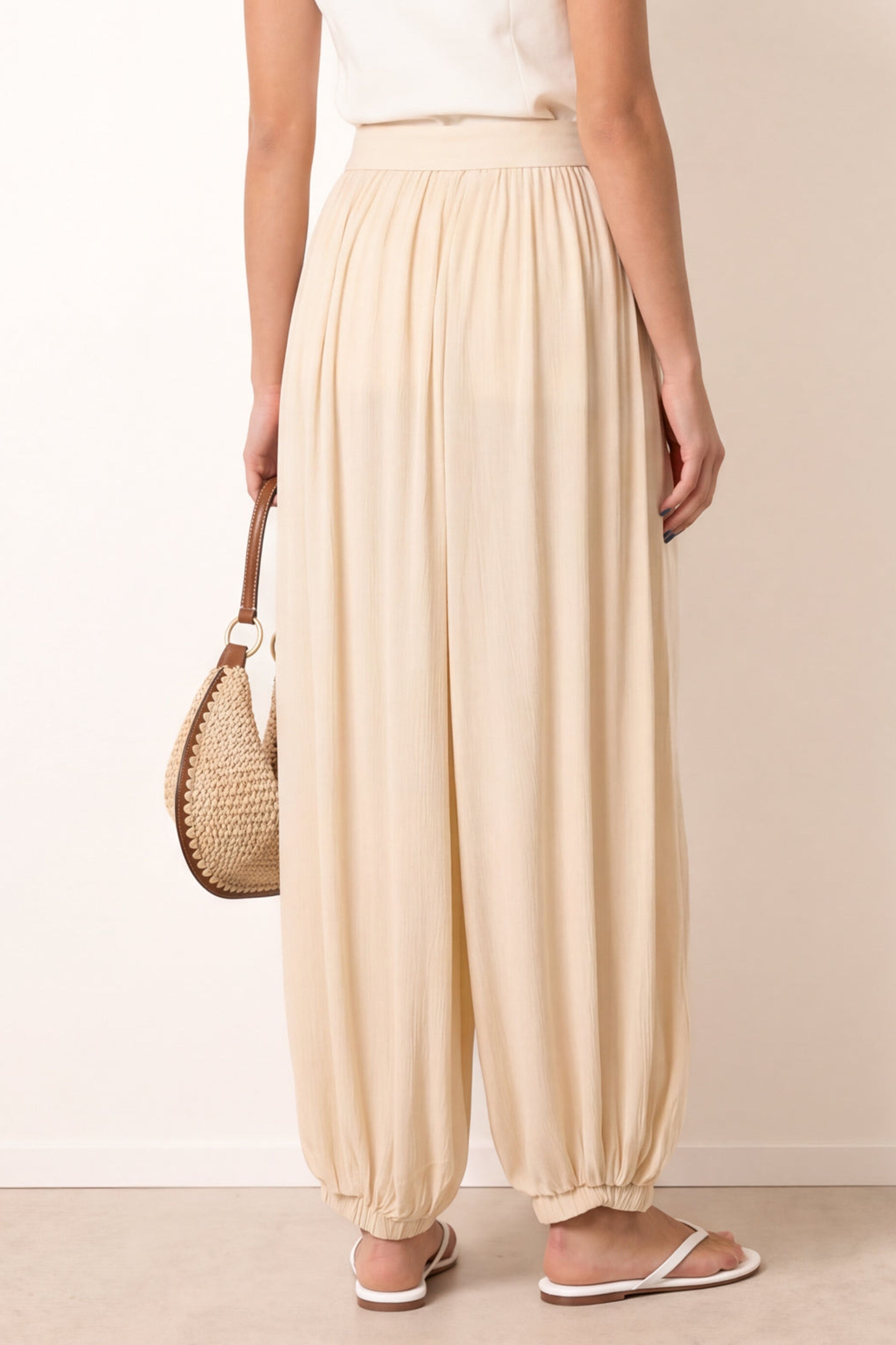 Blue Vanilla Stone Balloon Trousers