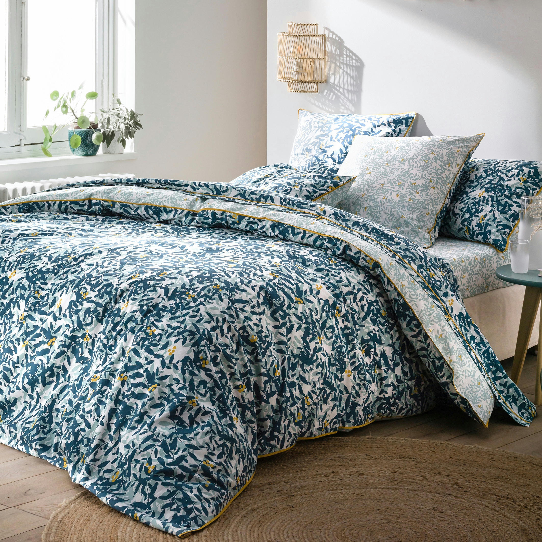 Drap percale de coton, Foliage