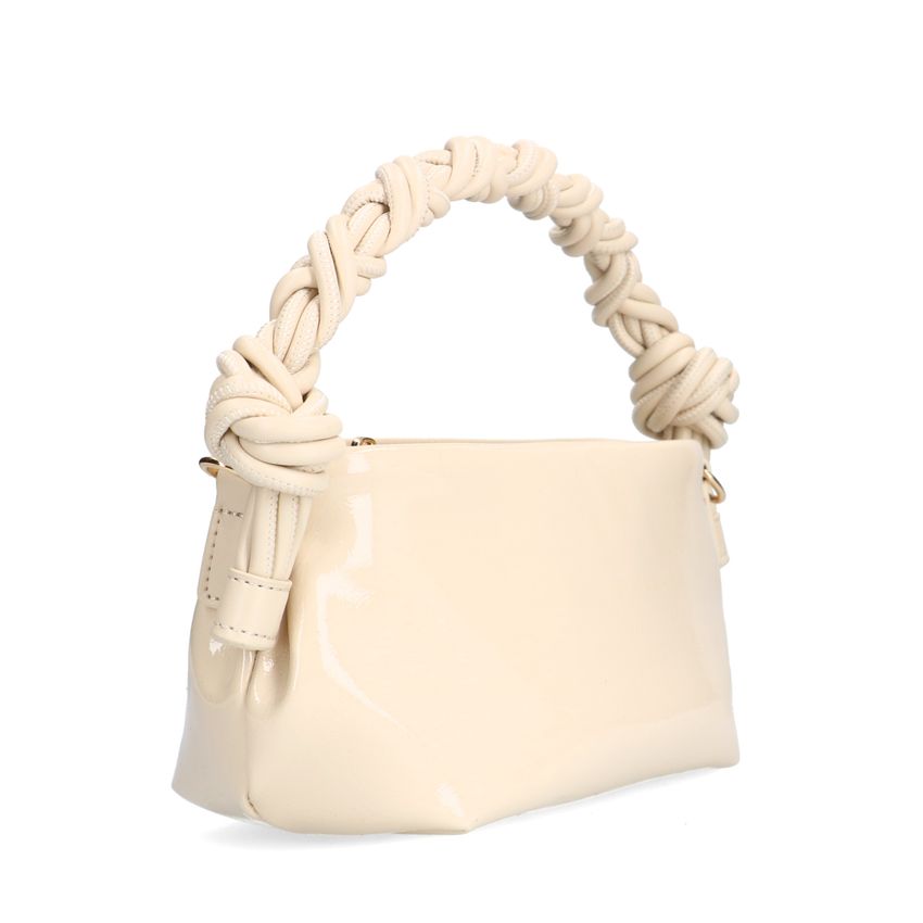 Manfield Off white lak handtas