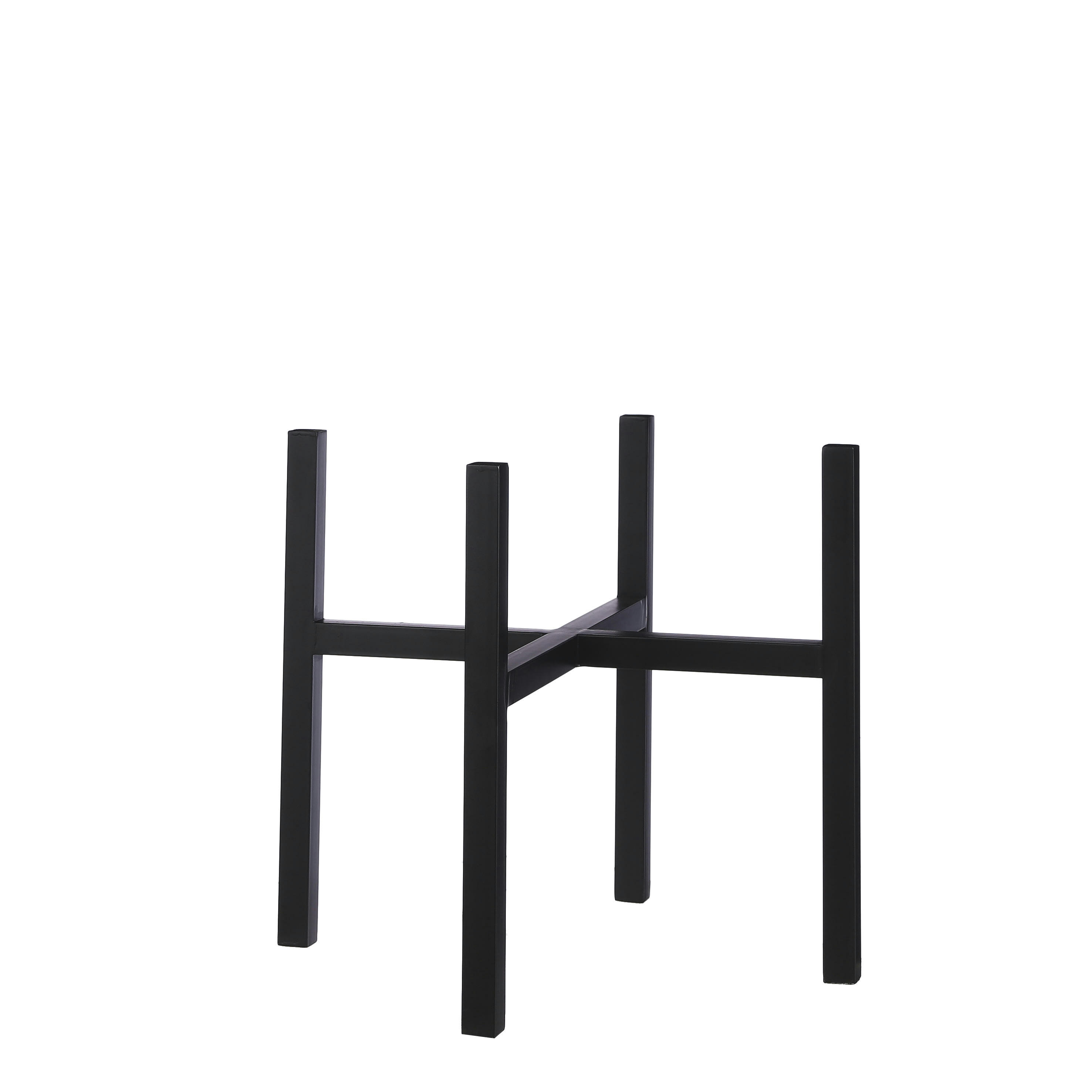 ASCOT - Porte-plante en métal noir H40