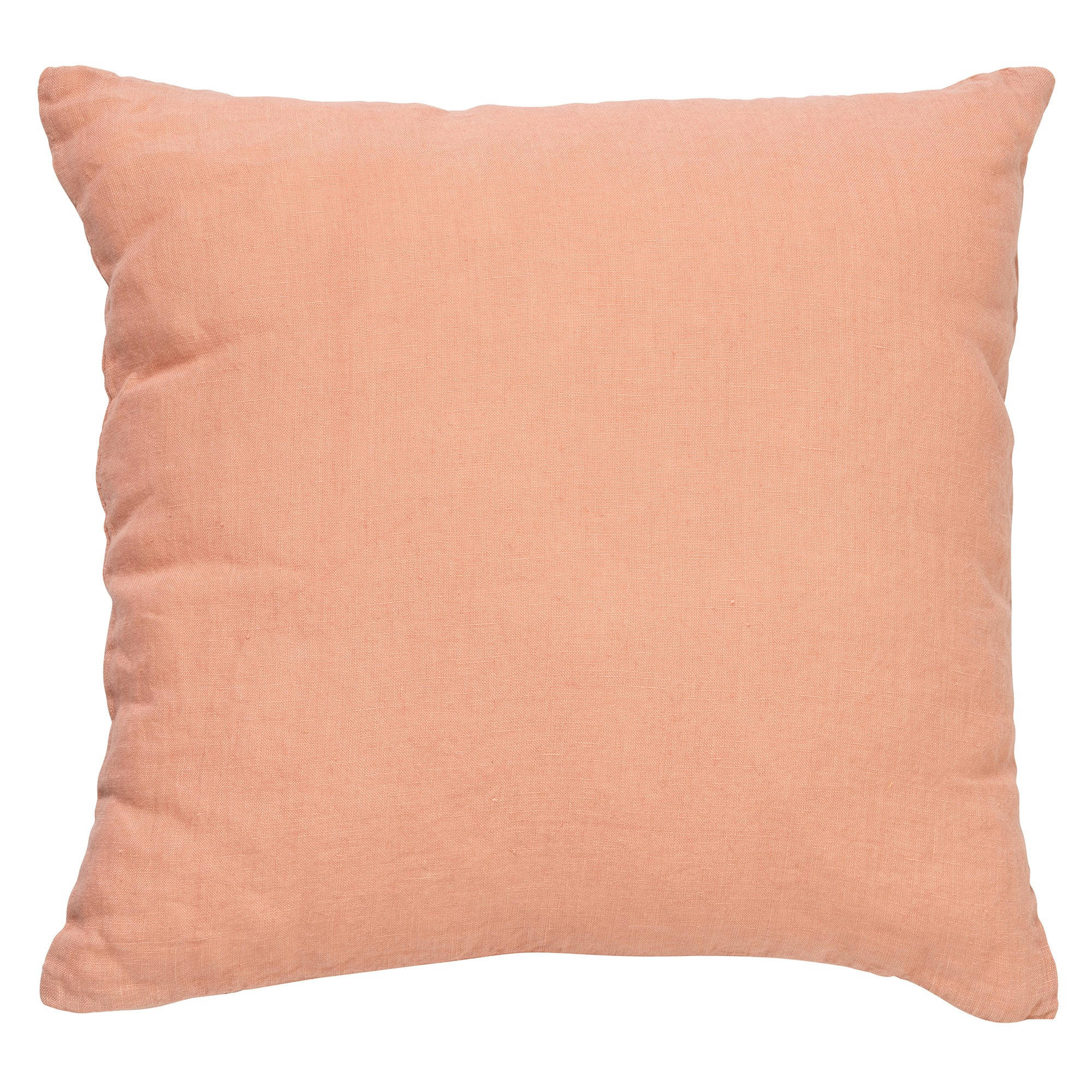 LINN - Coussin - rose en laine 45x45 cm uni