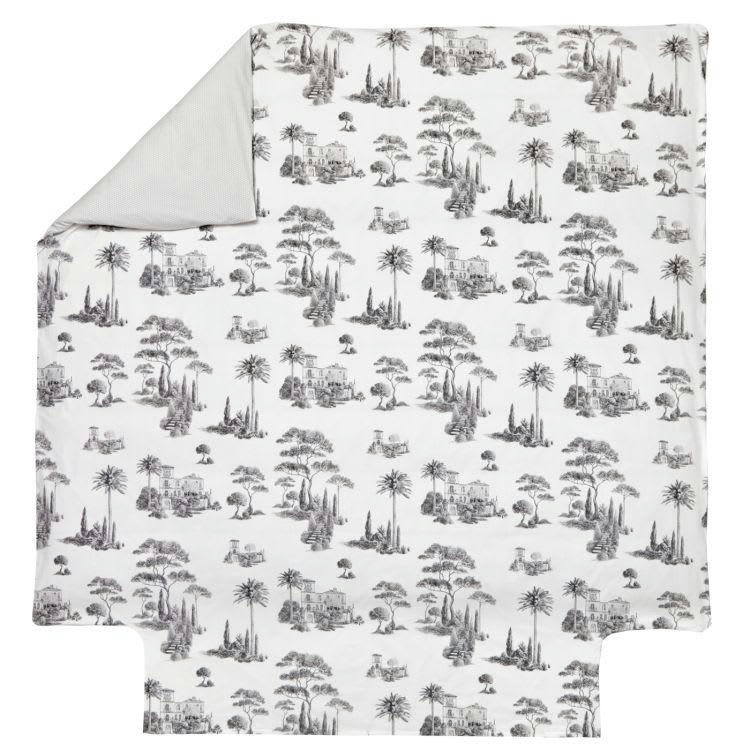 PROMENADE - Housse de couette en Coton Blanc 240x220 cm