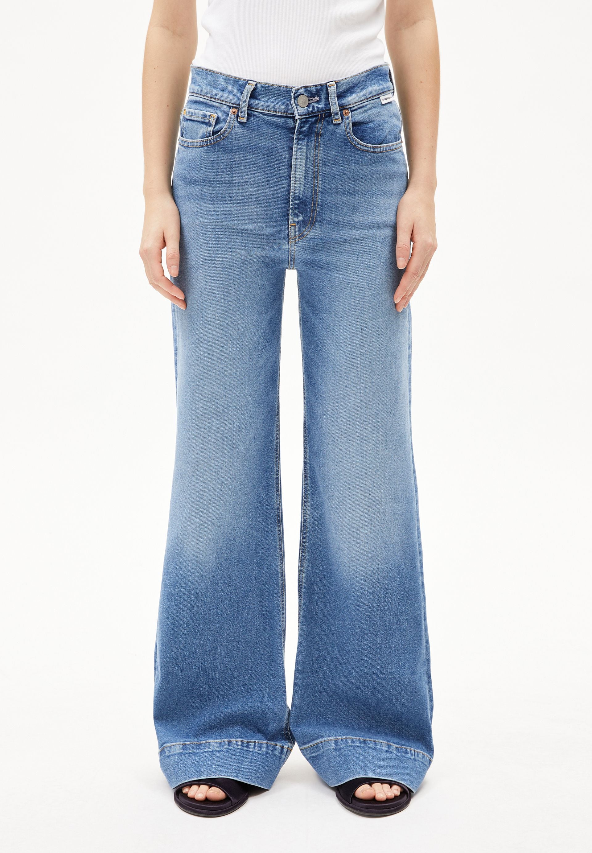 MURLIAA HIGH WAIST WIDE JEANS