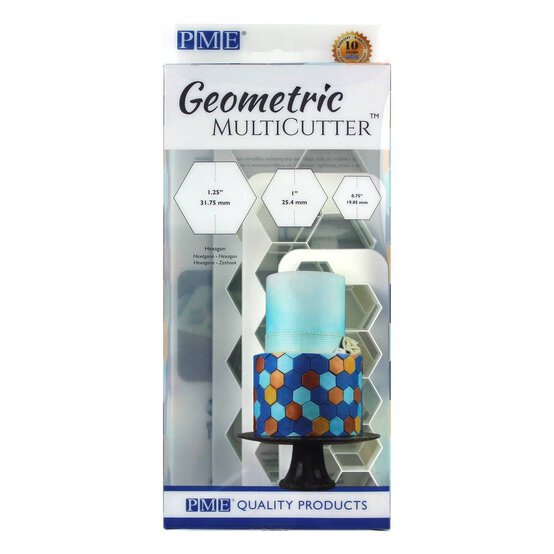 PME Hexagon Geometric MultiCutter 3 Pack