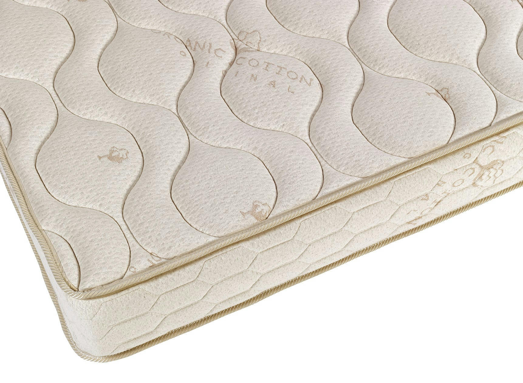 COTON BIO - Matelas 90x200 Bio - ép. 16cm - mousse haute densité - confort