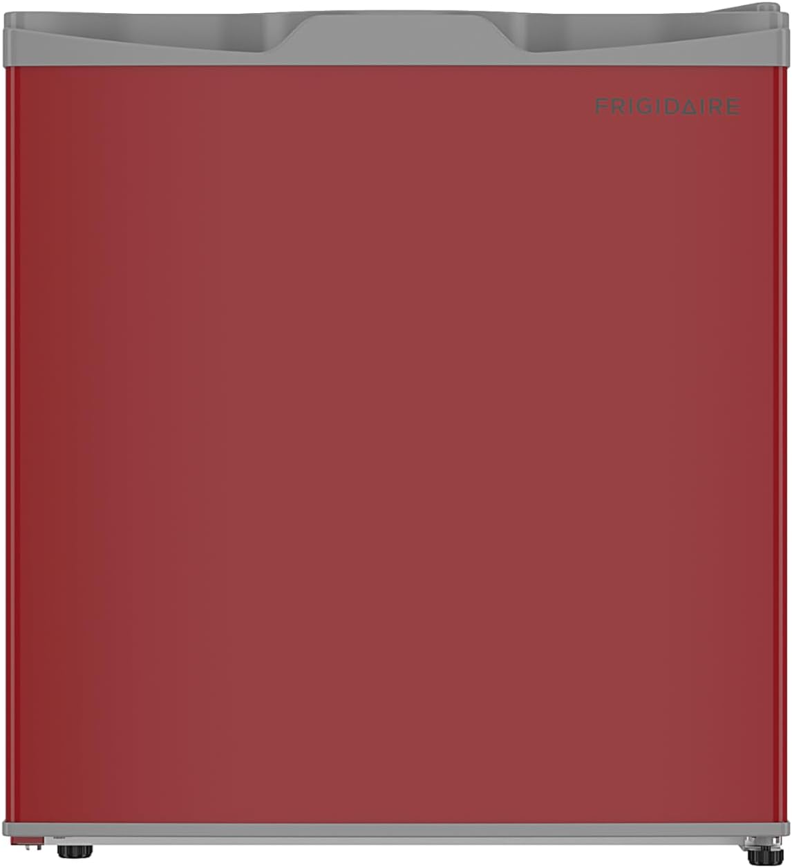 Frigidaire EFR115-RED 1.6 Cu Ft Compact Fridge for Office, Dorm Room, Mancave or RV, Red